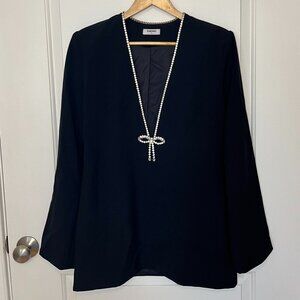 Rumored Black Long Sleeve Party Dress